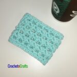 Seeded Lace Crochet Cup Cozy