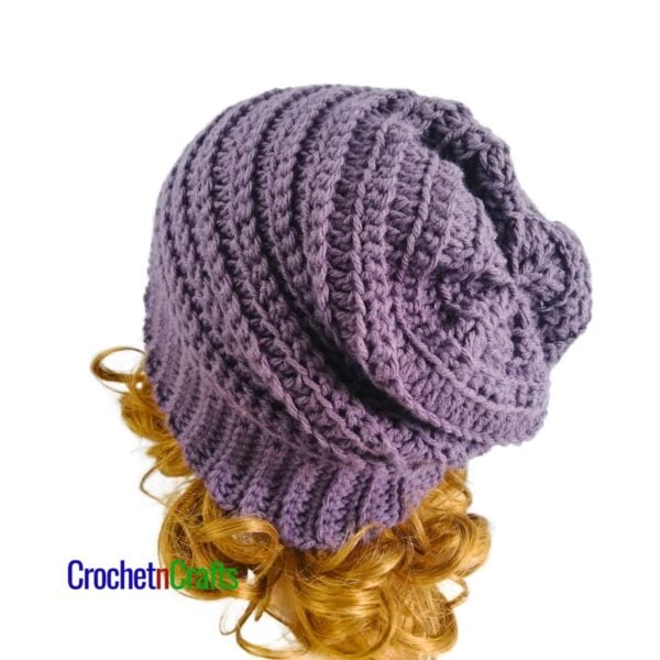 Single and Double Crochet Ribbed Hat by CrochetNCrafts
