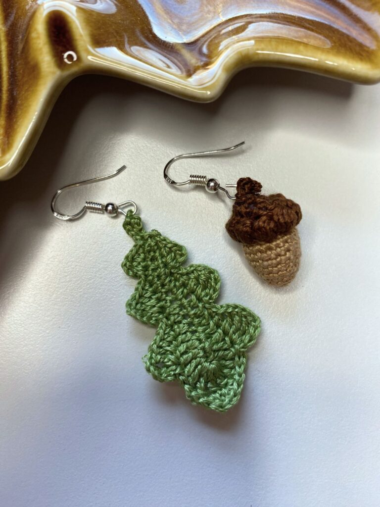 Acorn and Oak Leaf Earrings
