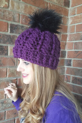 Bulky Cabled Beanie by Carol Hladik Designs