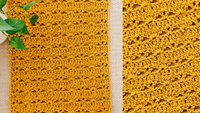 Easy Going Crochet Table Runner by rajiscrafthobby