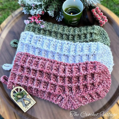 Winterland Stocking by The Crochet Village