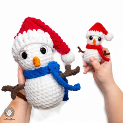 Mini Amigurumi Santa Hat by Ashley Parker / The Loopy Lamb