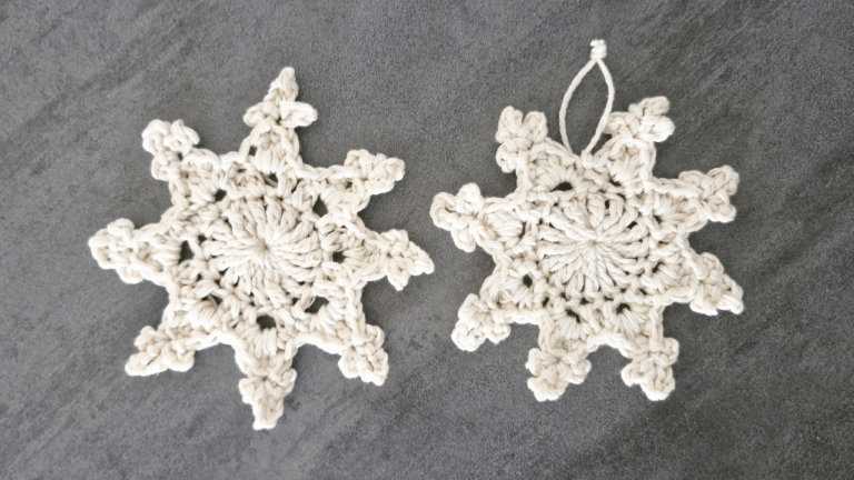 Easy Nordic Crochet Snowflake Pattern