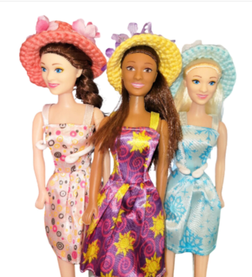 Fashion Doll Easter Bonnet by Lisa Ferrel/My Fingers Fly