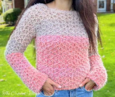 Lilah Sweater by The Crochet Village