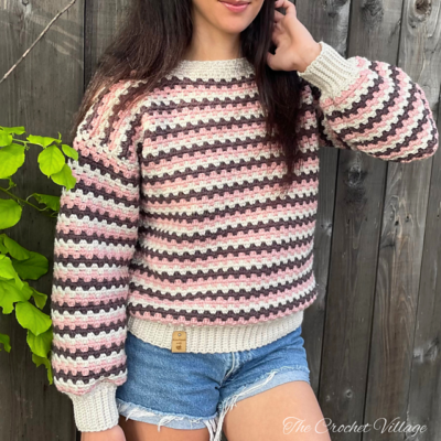 Arcadia Sweater by The Crochet Village