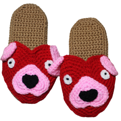 Puppy Love Slippers by Lisa Ferrel/My Fingers Fly