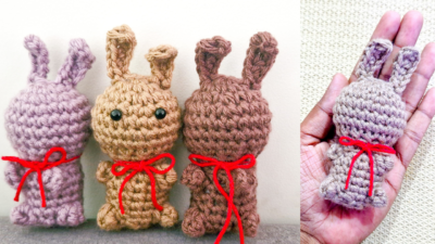 Easy Crochet Bunny Amigurumi by rajiscrafthobby