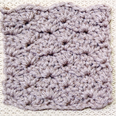 Crochet Closed Shell Stitch Tutorial by rajiscrafthobby
