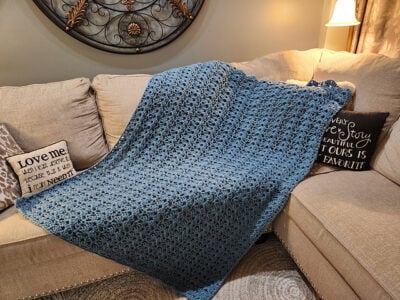 Cozy Waterfall Blanket by Carol Hladik Designs