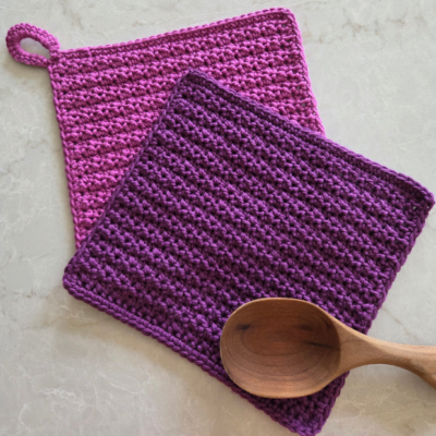 Mulberry Patch Dishcloth by Carol Hladik Designs