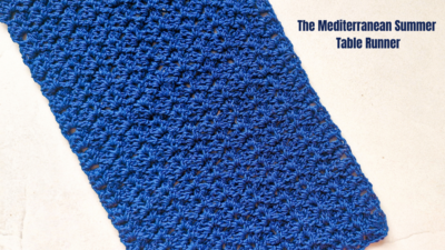 The Mediterranean Summer Crochet Table Runner by rajiscrafthobby