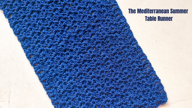 The Mediterranean Summer Crochet Table Runner
