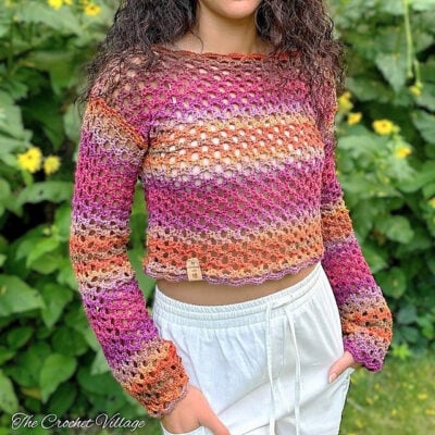 Scarlet Sweater by The Crochet Village