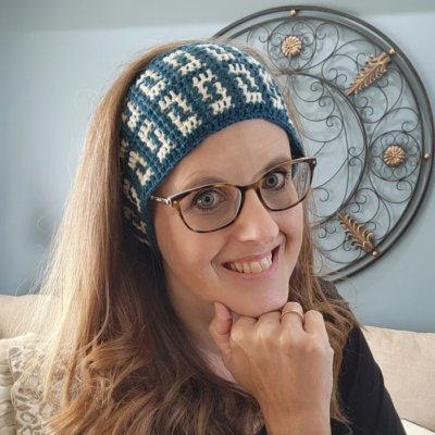 Illusions Mosaic Headband by Carol Hladik Designs