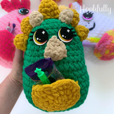 Squishy Dinosaur by Hookfully