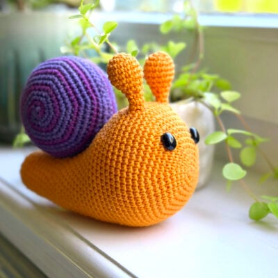 Suzan the Snail Amigurumi by Mariska Vos-Bolman from DIY Fluffies
