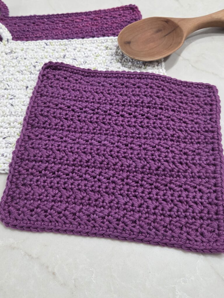Garden Rows Dishcloth