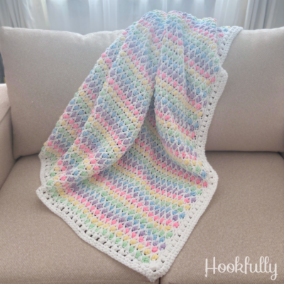 Candy Drops Blanket by Hookfully
