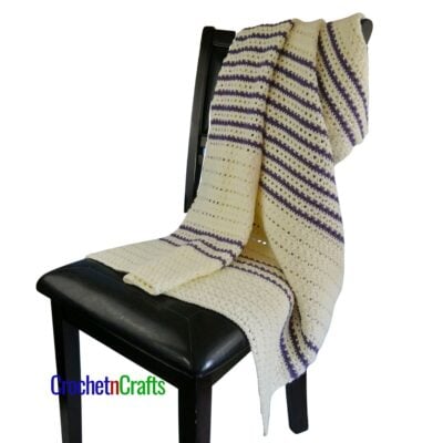 Crochet Blanket Pattern – Ambler by CrochetNCrafts
