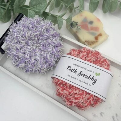 Scrub Puck Dish Scrubby by The Crochet Village