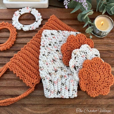 Papaya Spa Set by The Crochet Village