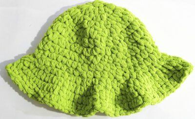 Easy Chunky Yarn Bucket Hat Crochet Pattern by Raji's Craft Hobby