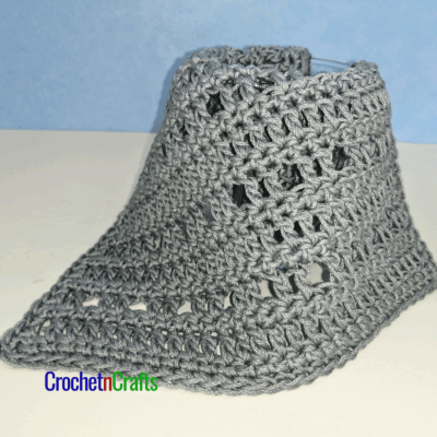 Intermittent Open Stitch Crochet Dishcloth by CrochetNCrafts