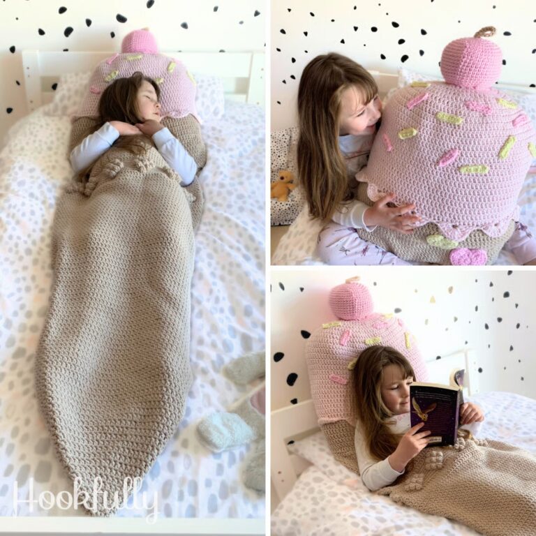 Sweet Sleepy Surprise Sleeping Bag & Pillow Set