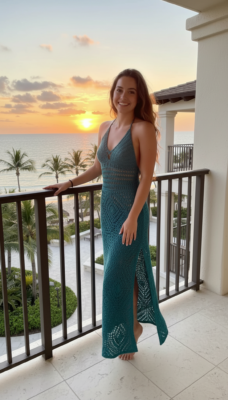 Seabreeze Beach Dress by Shaz from The Knotty Lace