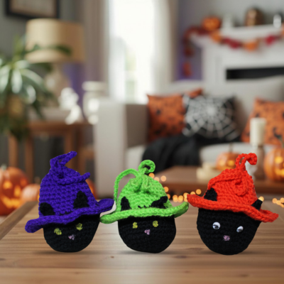 Cat Witch Treat Bag by Lisa Ferrel/My Fingers Fly
