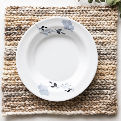 Quick and Easy Knit Look Crochet Placemat by Raji's Craft Hobby
