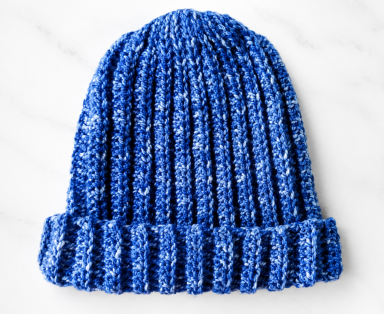 The Everyday Crochet Ribbed Beanie