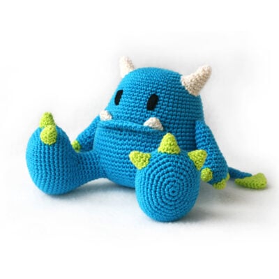 Mr. Blue Monster Amigurumi by Mariska Vos-Bolman from DIY Fluffies