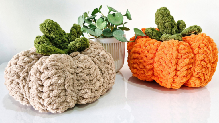 Easy Crochet Pumpkin with Chunky Yarn Cozy Fall Decor