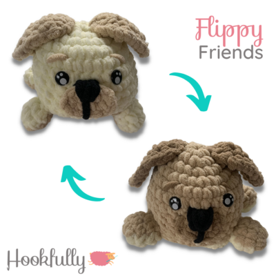 Reversible Amigurumi Dog by Hookfully