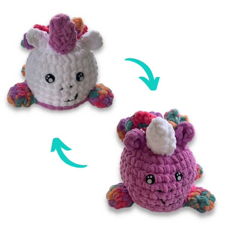 Reversible Amigurumi Unicorn