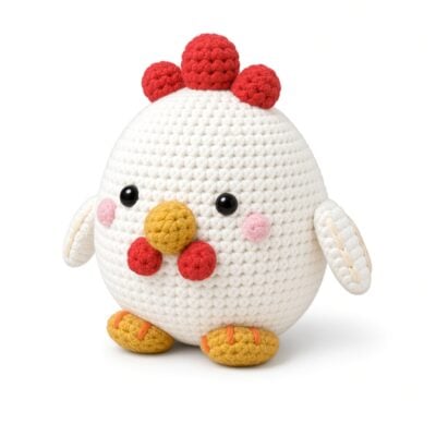 Chicken Amigurumi Crochet Pattern by Crochet Pirate