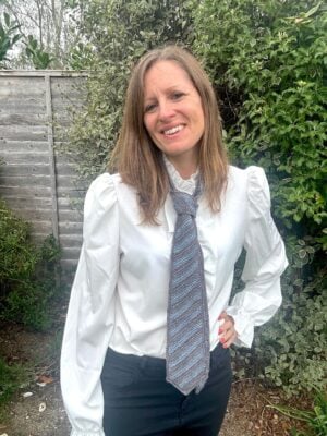 Slate Men's Tie by Gemma Williams from Concrete Gems