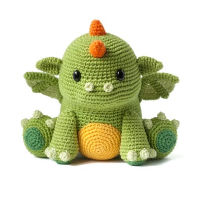 Koji the Baby Dragon by Mariska Vos-Bolman from DIY Fluffies