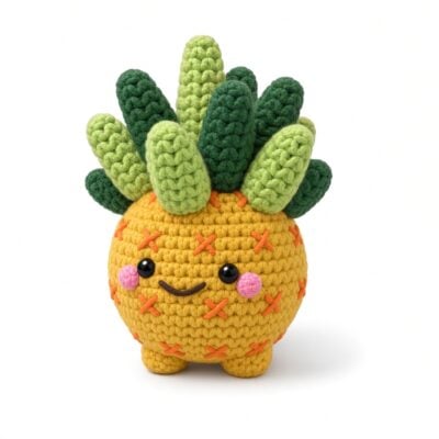 Pineapple Amigurumi Crochet Pattern by Crochet Pirate