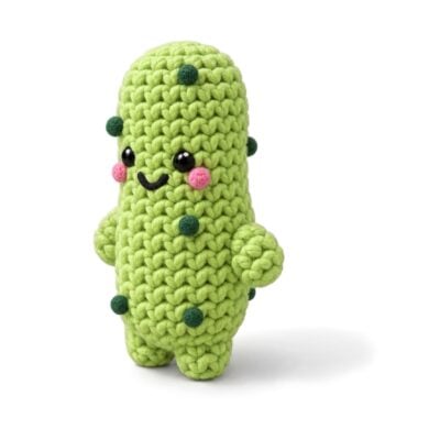 Positive Pickle Amigurumi Crochet Pattern by Crochet Pirate
