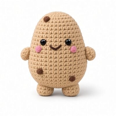 Positive Potato Amigurumi Crochet Pattern by Crochet Pirate